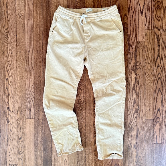 Marine Layer Faded Khaki Saturday Slim Fit Pant - Men's Large - Picture 6 of 10